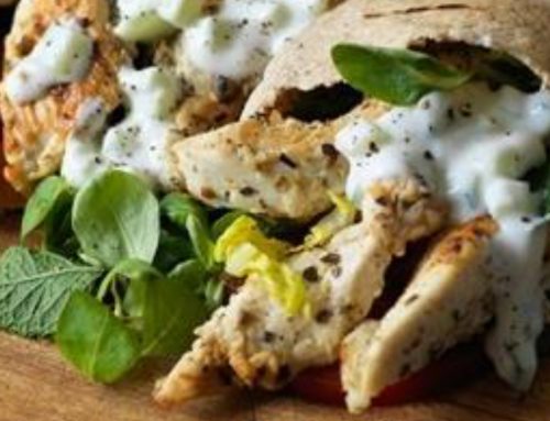 Greek-Style Chicken Pittas